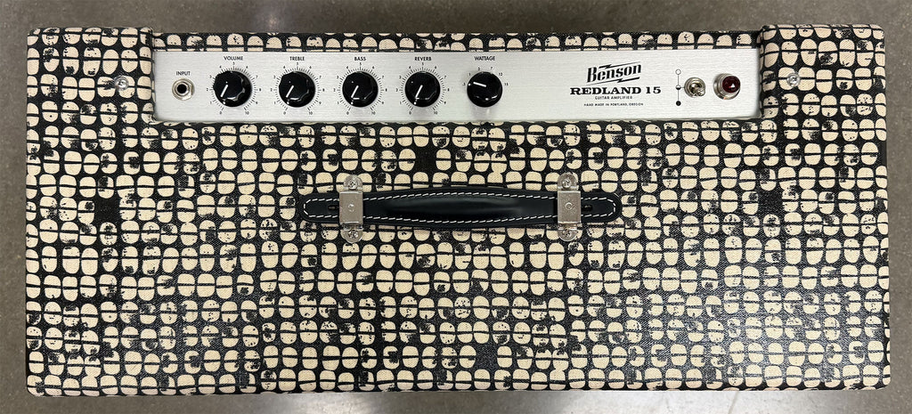 Benson Redland Reverb 15w 1x12 Combo Amplifier Coco/Black