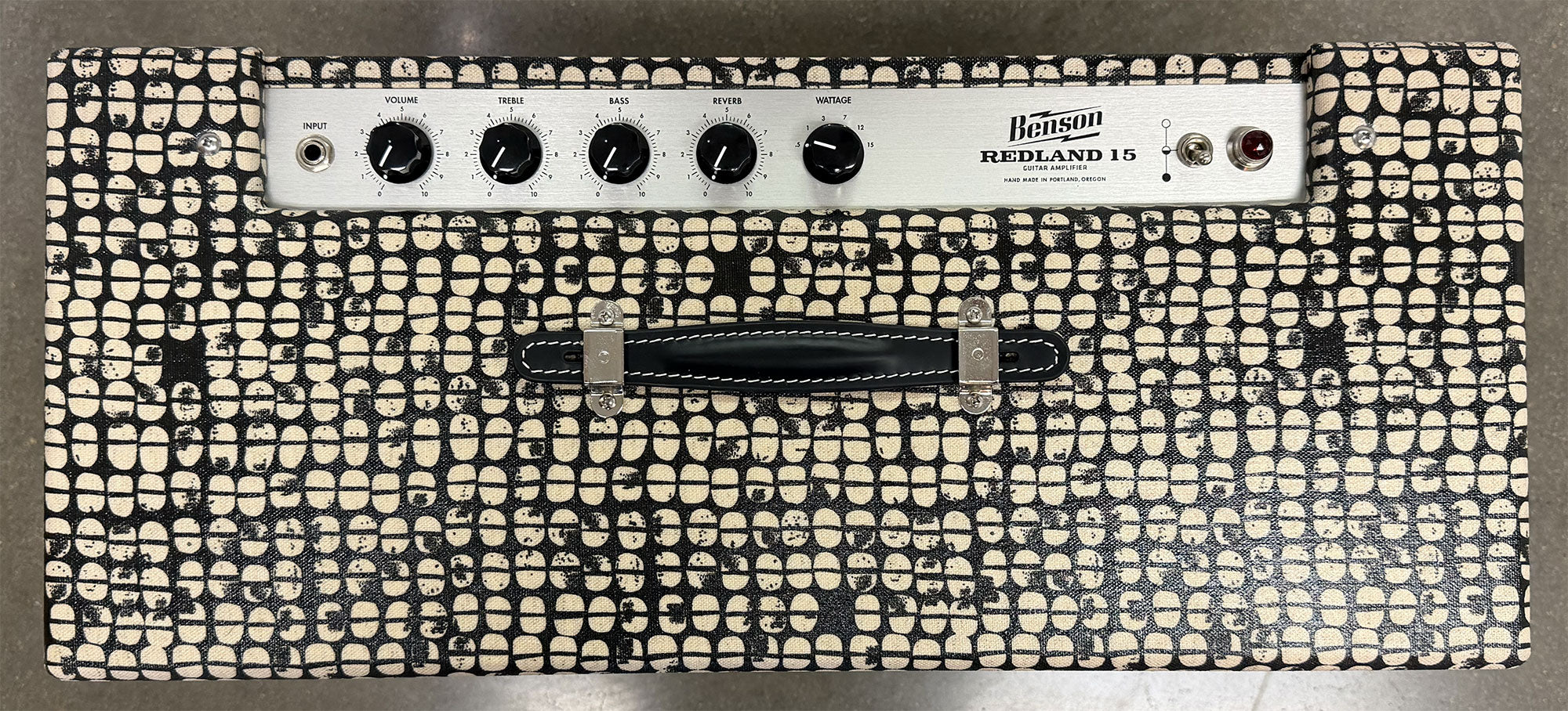 Benson Redland Reverb 15w 1x12 Combo Amplifier Coco/Black