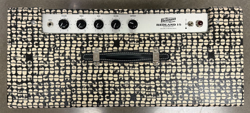 Benson Redland Reverb 15w 1x12 Combo Amplifier Coco/Black