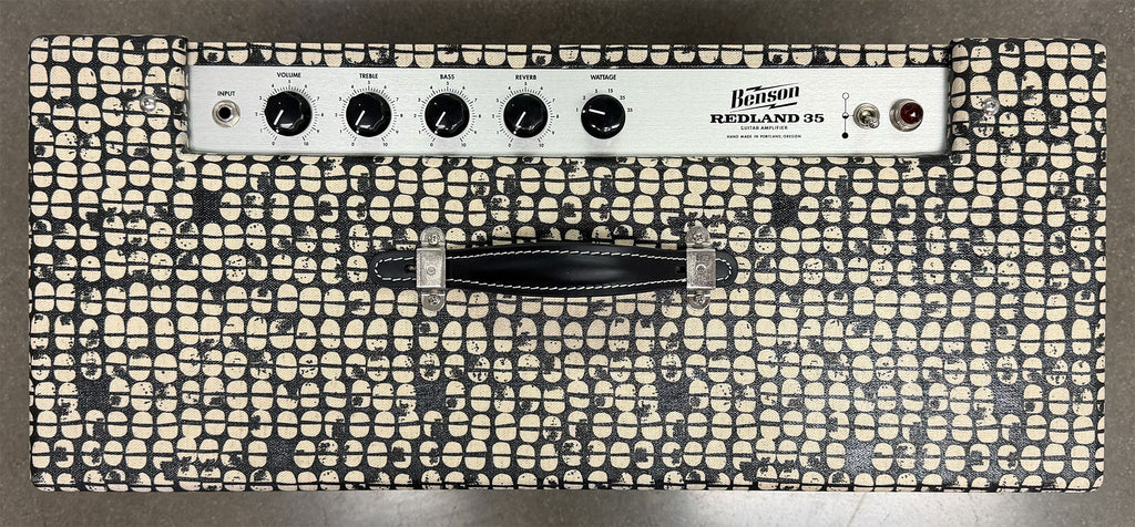 Benson Redland Reverb 35w 1x12 Combo Amplifier Coco/Black