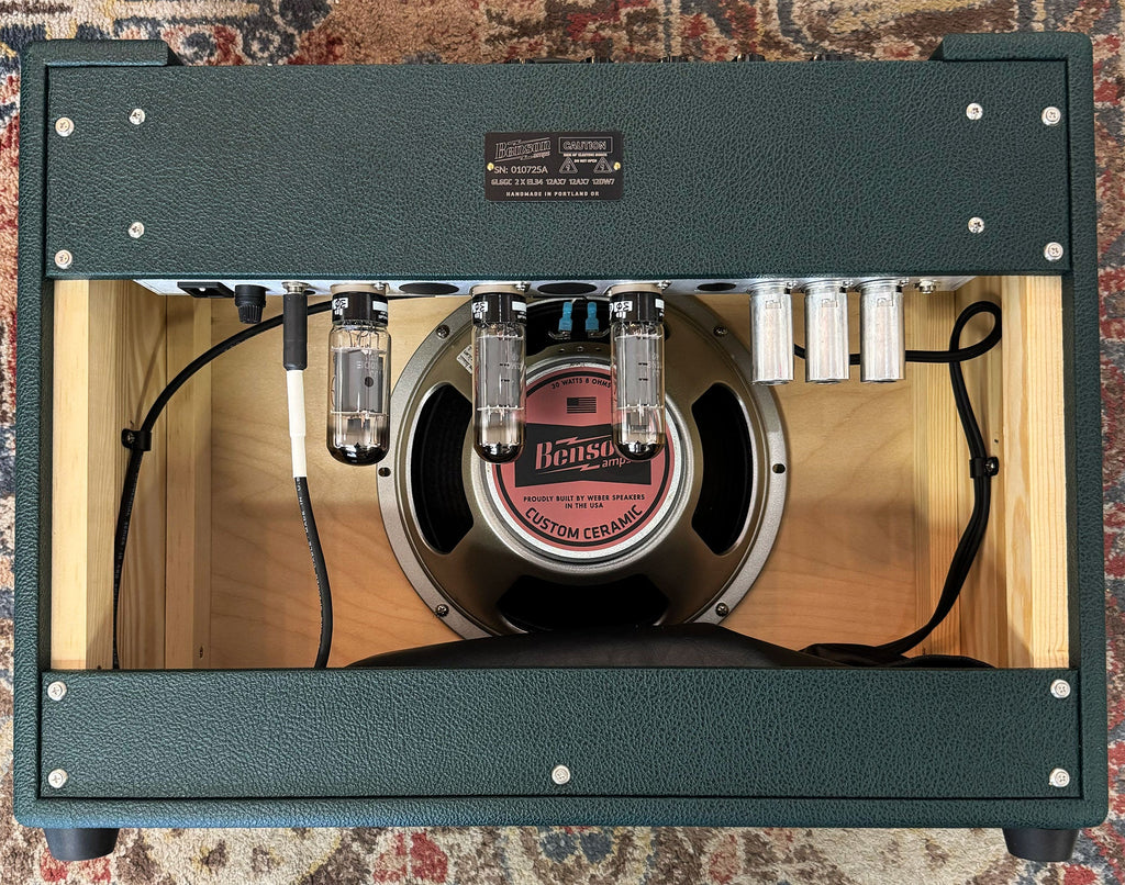 Benson Bellringer 1x12 Combo Amplifier Green Tolex