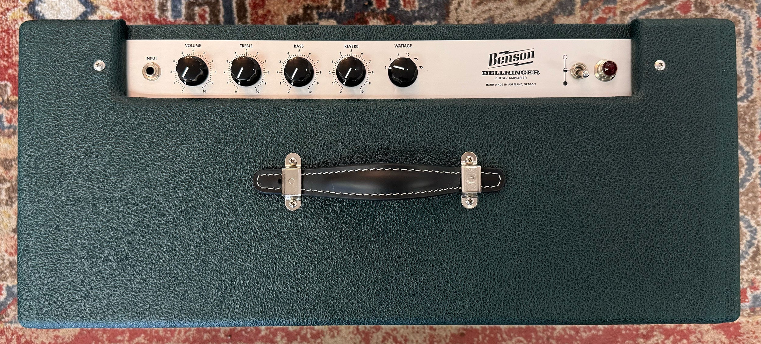 Benson Bellringer 1x12 Combo Amplifier Green Tolex