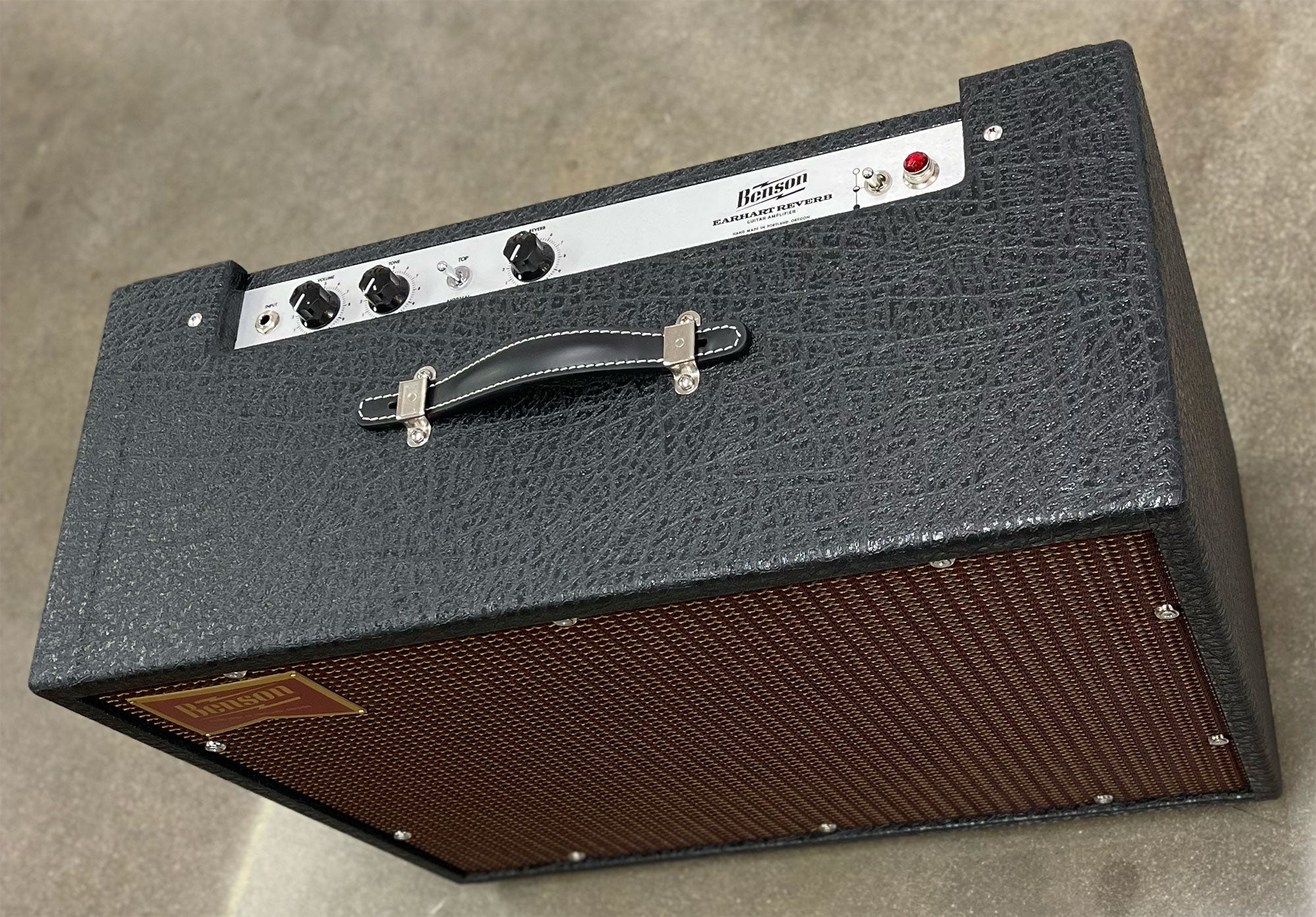 Benson Amps Earhart Reverb 1x12 Combo Amplifier Black Oxblood Grill
