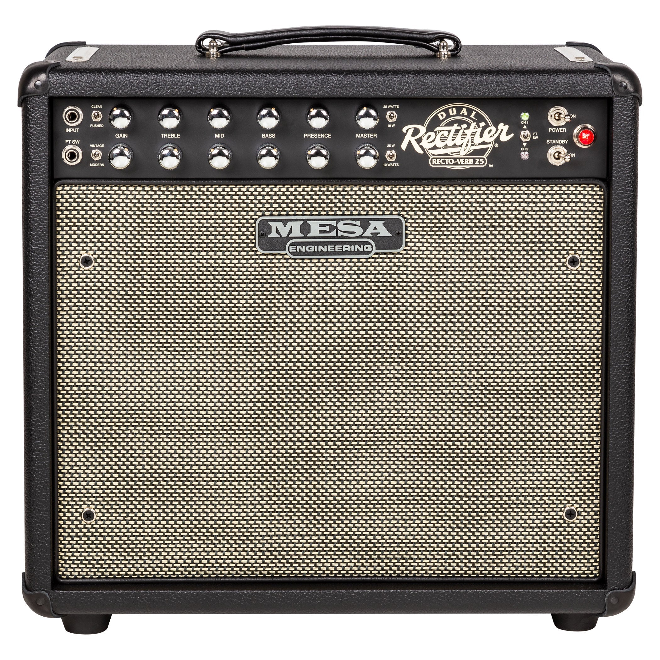 Mesa Boogie Recto-Verb 25 1x12" Combo Amplifier 1.RV25.BK.F