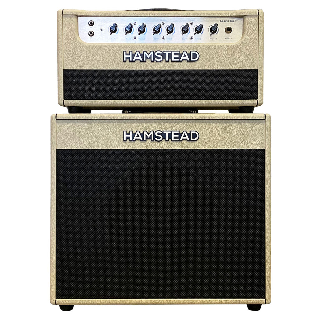 Hamstead Artist 60+RT Head & Matching 1x12" Cabinet Cream Tolex