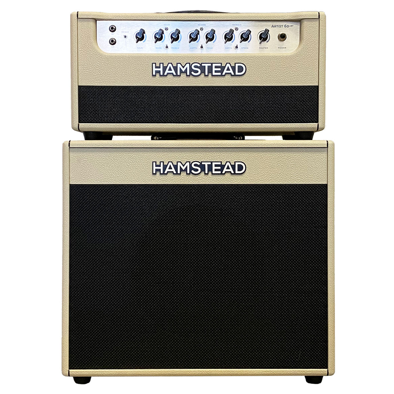 Hamstead Artist 60+RT Head & Matching 1x12" Cabinet Cream Tolex