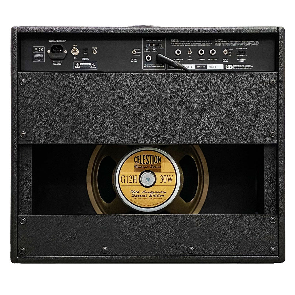 Hamstead Artist 20+RT Hand-Wired 1x12" Combo Amplifier Black Tolex