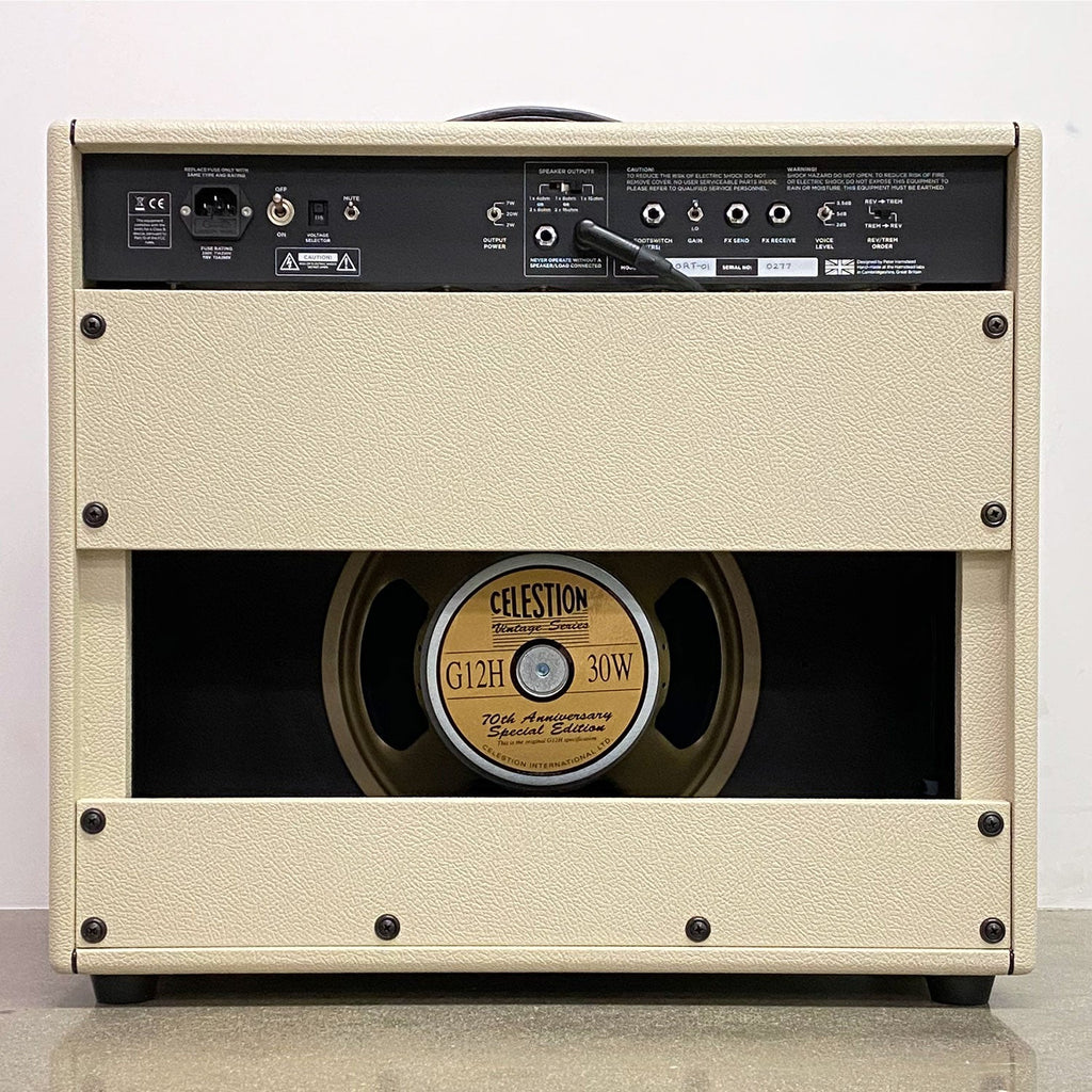 Hamstead Artist 20+RT Hand-Wired 1x12" Combo Amplifier Cream Tolex