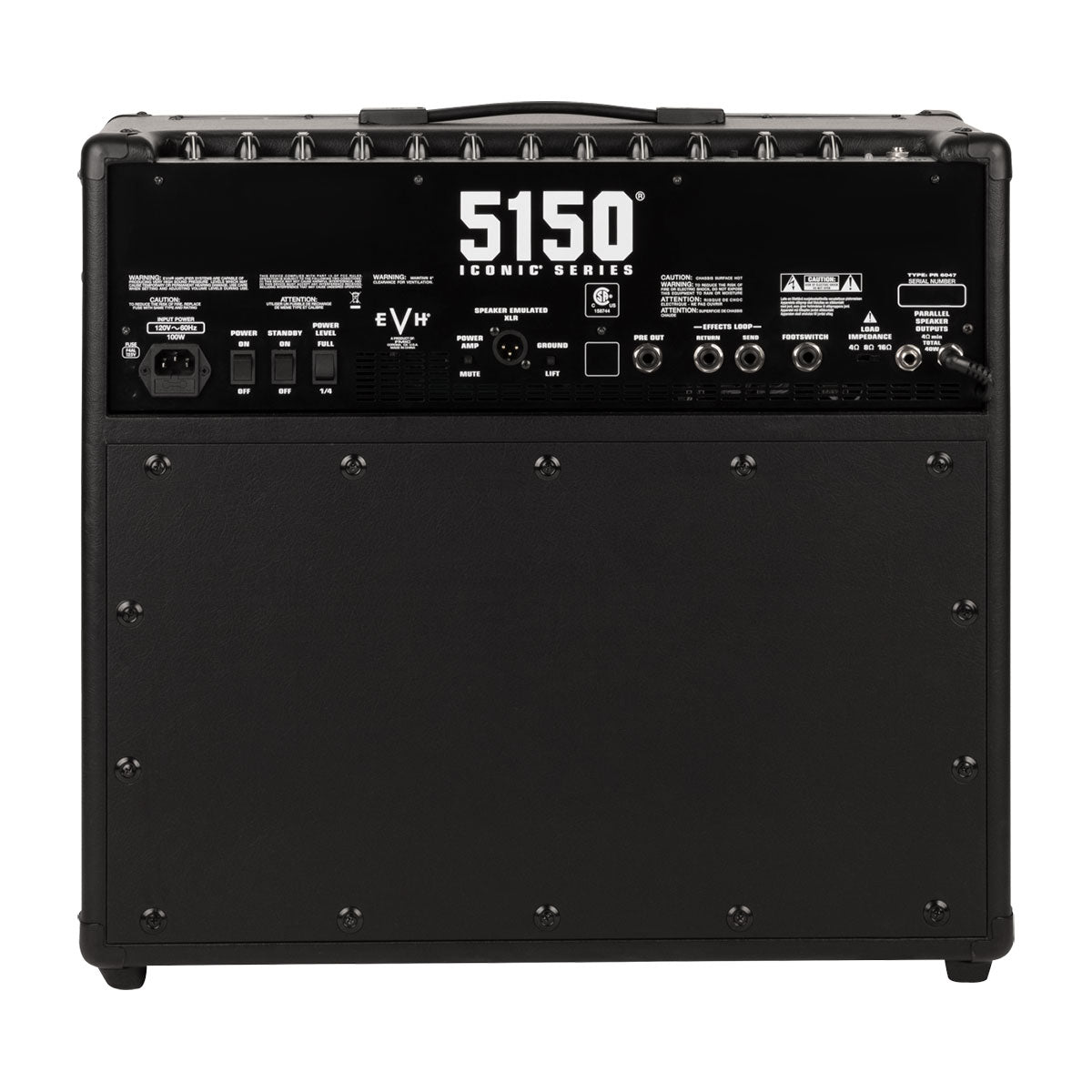 EVH 5150 Iconic Series 40W 1x12 Combo Amplifer Black 2257100010