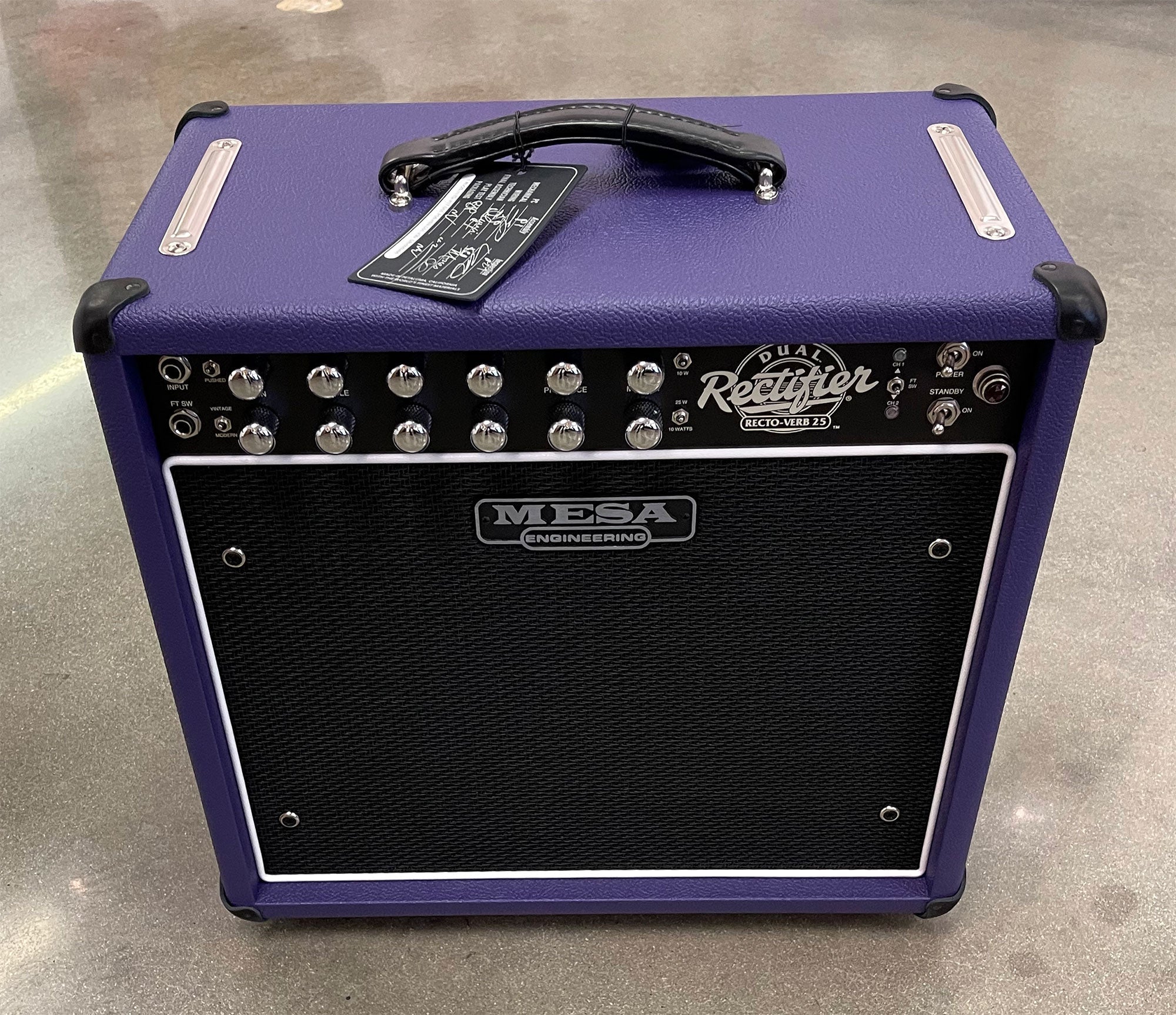 Mesa Boogie Recto-Verb 25 Dual Rectifier 1x12" Combo Amplifier Purple Bronco