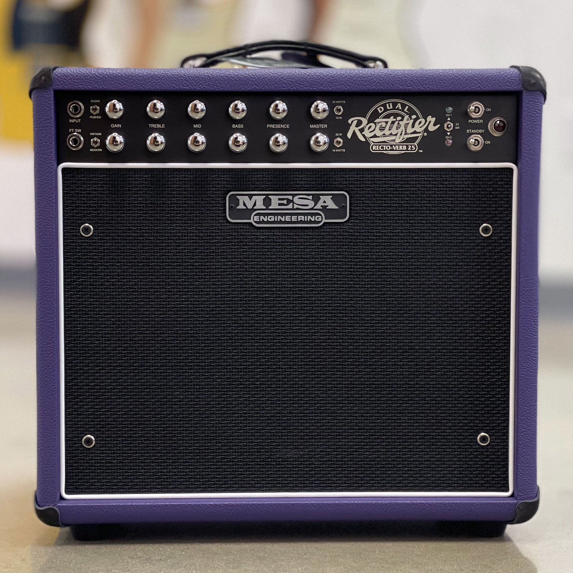 Mesa Boogie Recto-Verb 25 Dual Rectifier 1x12" Combo Amplifier Purple Bronco