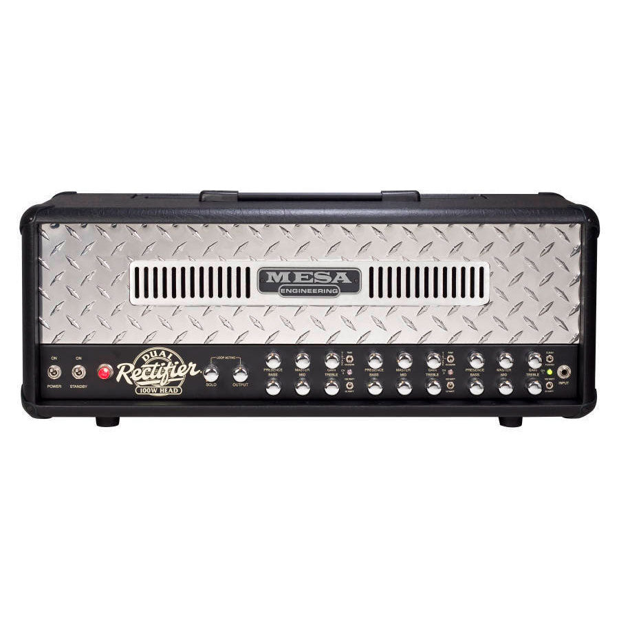 Mesa Boogie Dual Rectifier 100-watt Tube Head Diamond Faceplate 2.DR.1.B.LC
