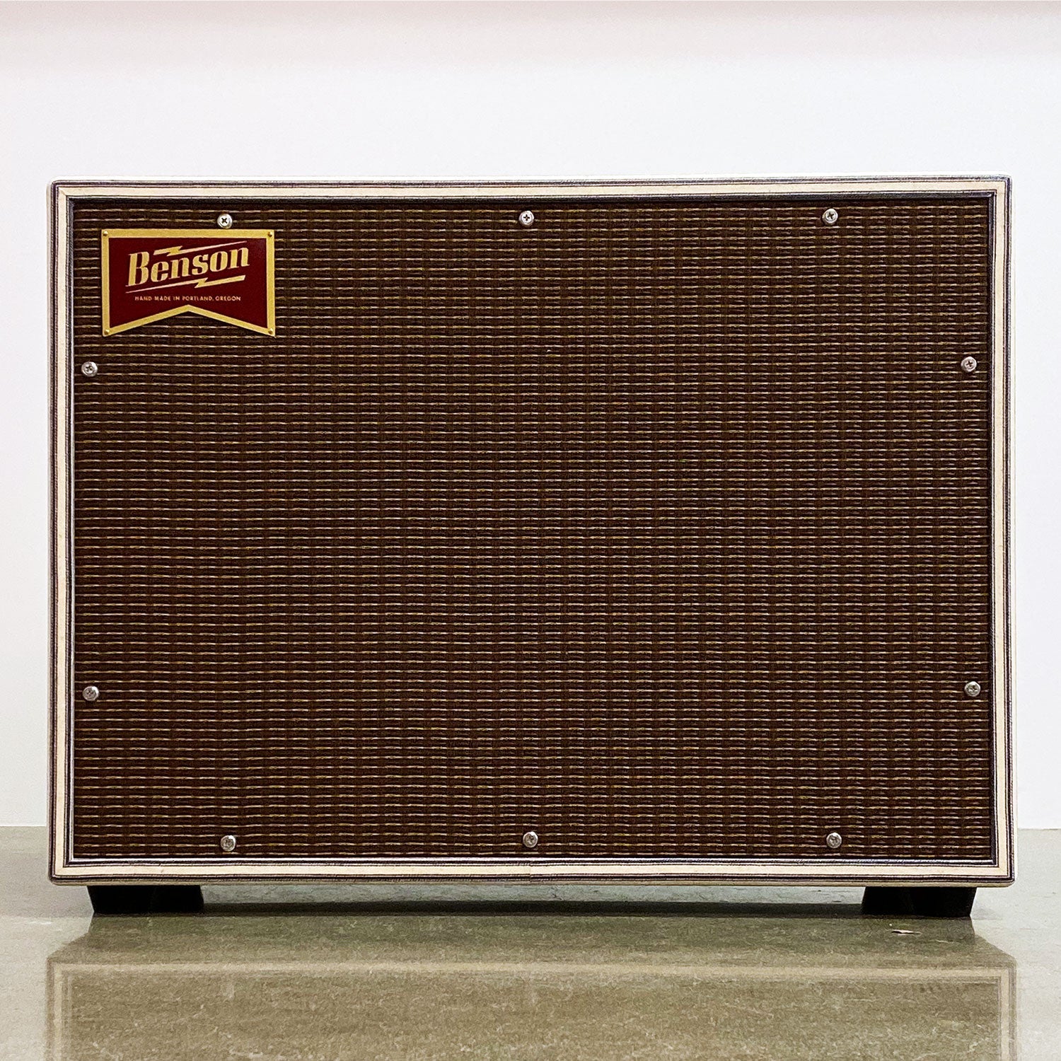 Benson Amps Monarch Reverb 1x12 Combo Amplifier Classic Striped/Oxblood