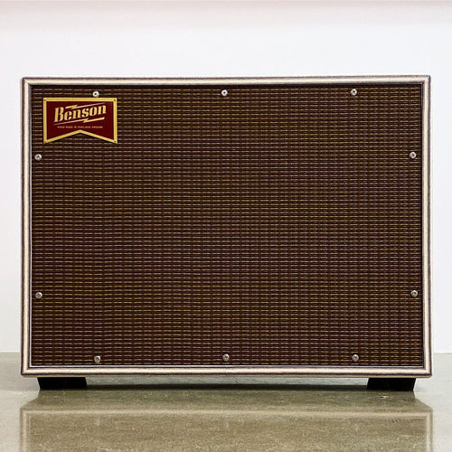 Benson Amps Monarch Reverb 1x12 Combo Amplifier Classic Striped/Oxblood