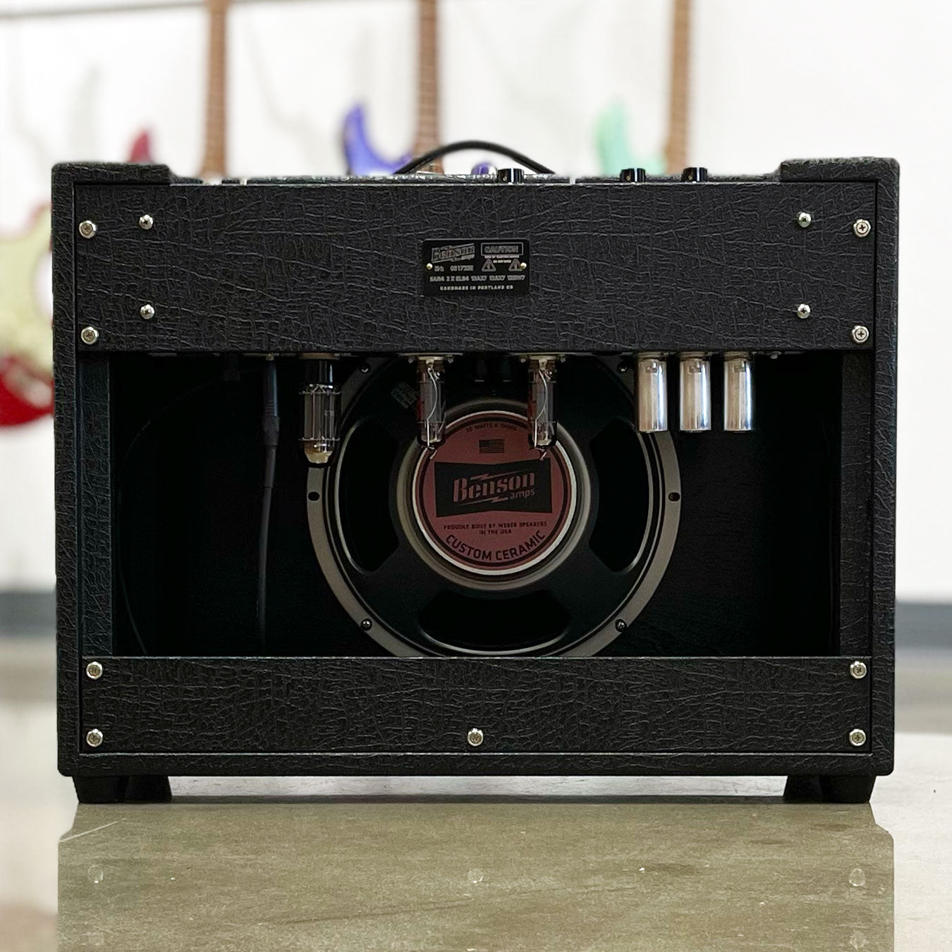 Benson Amps Earhart Reverb 1x12 Combo Amplifier Black Oxblood Grill