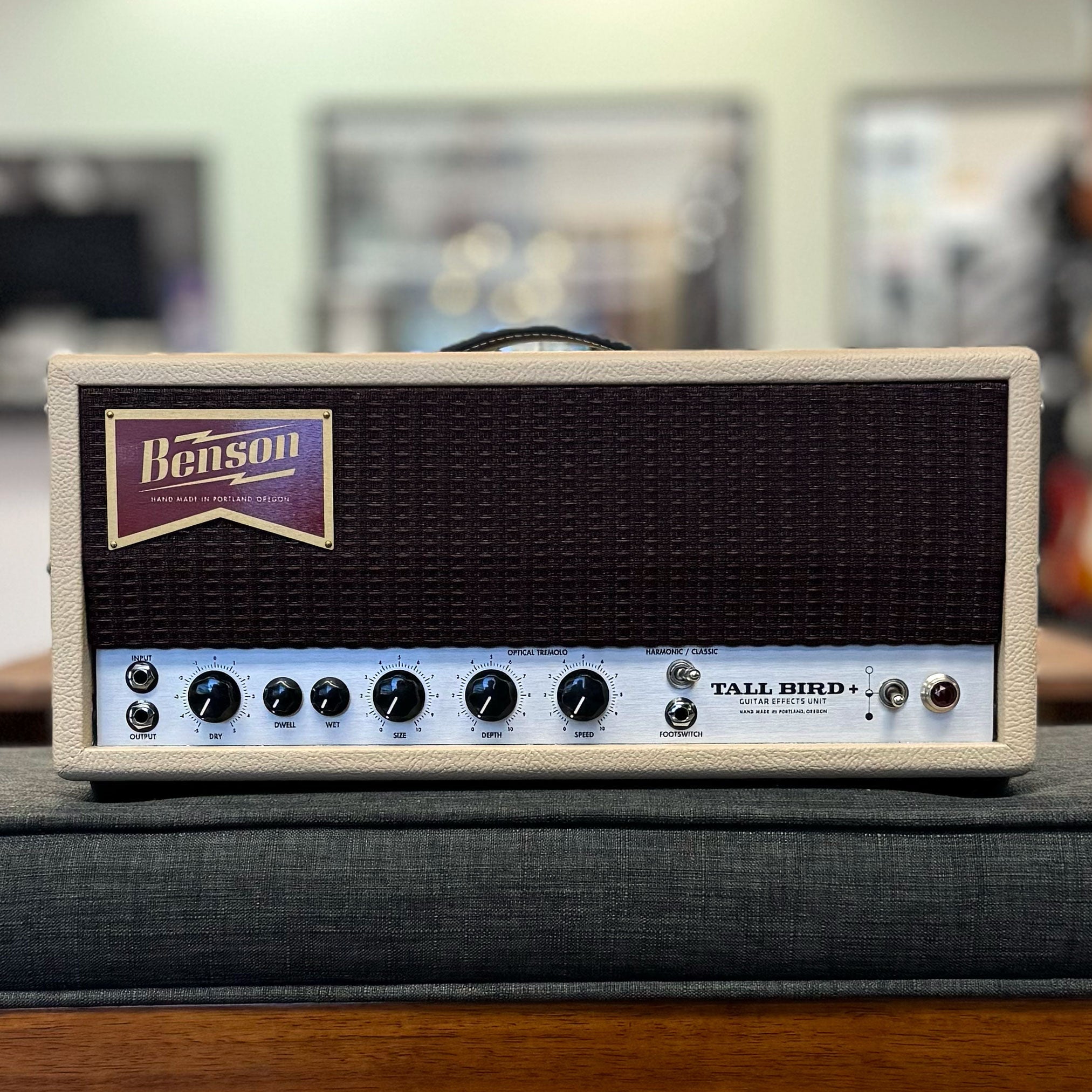 Benson Amps Tall Bird Plus Tube Driven Spring Reverb & Optical Tremolo Blonde