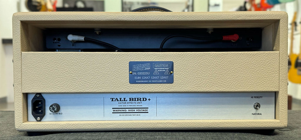 Benson Amps Tall Bird Plus Tube Driven Spring Reverb & Optical Tremolo Blonde