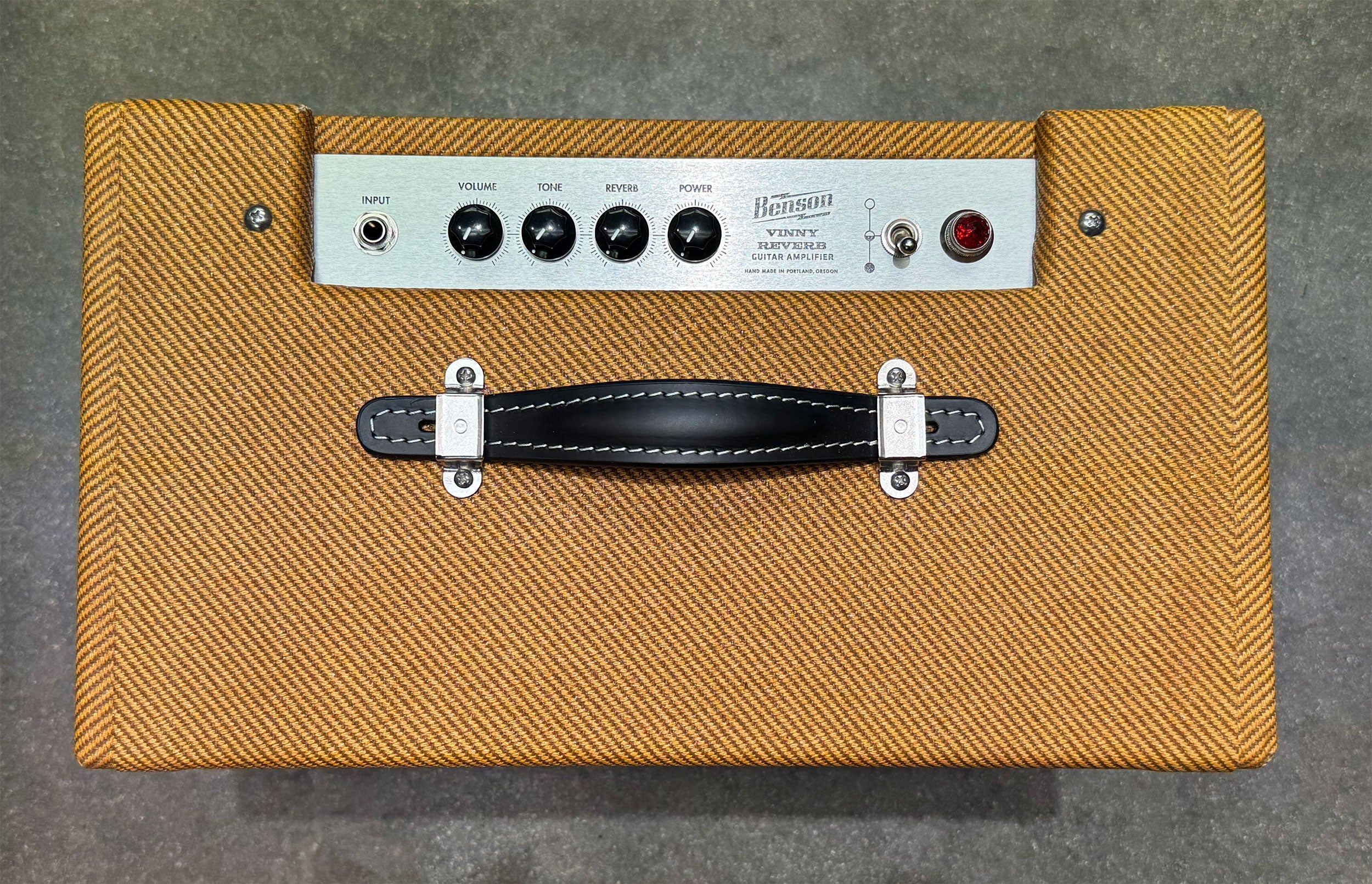 Benson Amps 5w Vinny Reverb Combo Power Scaling Aged Tweed/Oxblood